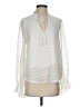 By Together 100% Polyester Ivory Long Sleeve Blouse Size S - photo 1
