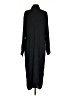 Halogen 100% Polyester Black Blue Casual Dress Size L - photo 2