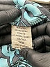 Maya Brooke Graphic Teal Cocktail Dress Size 16 - photo 8