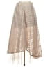 Assorted Brands Metallic Ivory Tan Formal Skirt Size 1 (estimated) - photo 1