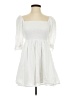 Anrabess 100% Rayon White Casual Dress Size S - photo 1
