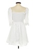 Anrabess 100% Rayon White Casual Dress Size S - photo 2