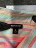 Torrid Stripes Pink Long Sleeve Button-Down Shirt Size Lg Plus (0) - photo 7