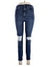 Good American Color Block Blue Jeans Size 28 waist - photo 1