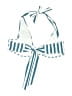 Shapermint Stripes Blue Swimsuit Top Size XL - photo 2