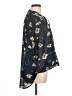 Entro 100% Polyester Black Long Sleeve Blouse Size M - photo 4