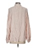 Express 100% Rayon Solid Pink Long Sleeve Blouse Size S - photo 2