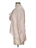 Express 100% Rayon Solid Pink Long Sleeve Blouse Size S - photo 5