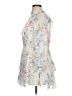 Aqua 100% Polyester Floral Ivory Cocktail Dress Size 14 - 16 - photo 5