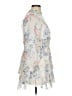 Aqua 100% Polyester Floral Ivory Cocktail Dress Size 14 - 16 - photo 4
