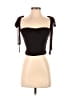 J.ING Black Short Sleeve Top Size S - photo 1