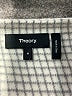 Theory Houndstooth Gray Silver Formal Skirt Size 8 - photo 4