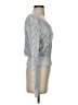 Band of Outsiders 100% Cotton Metallic Silver Pullover Sweater Size 2 (1) - photo 4