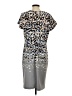 Phase Seven Animal Print Gray Cocktail Dress Size 4 - photo 2
