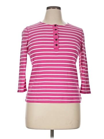 Lauren Jeans Co. 3/4 Sleeve T-Shirt (view 1)