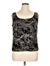 Alex Evenings Black Sleeveless Top Size 1X - photo 1
