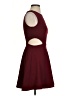 Lulus Solid Burgundy Cocktail Dress Size XS - photo 4