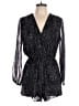 LoveShackFancy 100% Polyester Tweed Black Romper Size L - photo 1