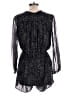 LoveShackFancy 100% Polyester Tweed Black Romper Size L - photo 2