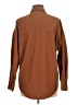 Unbranded 100% Polyester Brown Long Sleeve Blouse Size M - photo 2