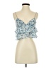 Dress Forum 100% Polyester Blue Sleeveless Blouse Size S - photo 1