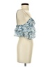 Dress Forum 100% Polyester Blue Sleeveless Blouse Size S - photo 4
