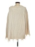 Storia 100% Polyester Ivory Poncho Size XS - Sm - photo 2