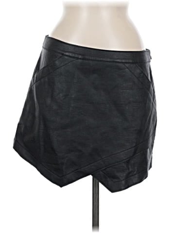 BCBGMAXAZRIA Faux Leather Skirt (view 1)