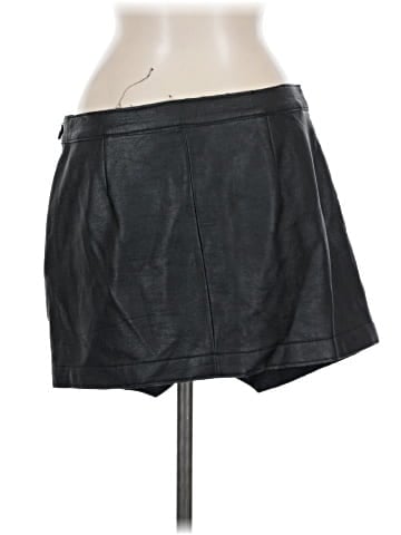 BCBGMAXAZRIA Faux Leather Skirt (view 2)