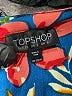 Topshop 100% Viscose Tropical Blue Romper Size 2 - photo 4