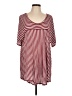 NY Collection Burgundy Red Short Sleeve Top Size L (estimated) - photo 1