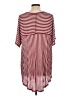 NY Collection Burgundy Red Short Sleeve Top Size L (estimated) - photo 2