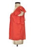 Meadow Rue 100% Polyester Orange Short Sleeve Blouse Size 2 - photo 5