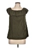 MICHAEL Michael Kors Green Sleeveless Blouse Size L - photo 1