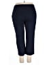 Zac & Rachel Solid Blue Active Pants Size 18W - photo 2
