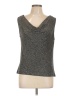 Alex Evenings Gray Sleeveless Top Size L - photo 1