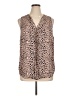 41Hawthorn 100% Polyester Tan Sleeveless Blouse Size 1X - photo 1