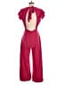 Symphony Solid Red Jumpsuit Size M - photo 2