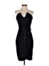Kay Unger 100% Polyester Solid Black Cocktail Dress Size 6 - photo 1