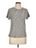 Evereve Tweed Gray Active T-Shirt Size L - photo 1