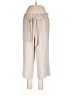 Messini 100% Polyester Solid Ivory Casual Pants Size L - photo 1
