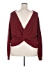 ELOQUII Elements Burgundy Pullover Sweater Size 18 - 20 - photo 2