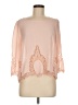Blu Pepper 100% Polyester Pink 3/4 Sleeve Blouse Size M - photo 1