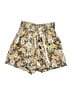 Rumer Floral Gold Shorts Size XS - photo 1