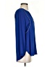 J.Crew 100% Polyester Blue 3/4 Sleeve Blouse Size 2 - photo 4
