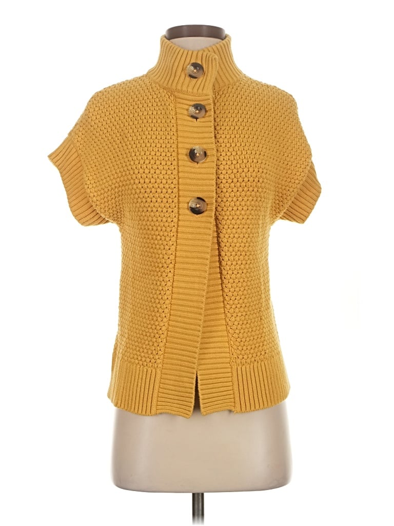 Pre-owned Bass Sweater Vest In Yellow