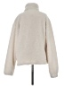 No Boundaries 100% Recycled Polyester Ivory Faux Fur Jacket Size S - photo 2