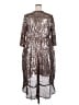 Lane Bryant 100% Polyester Metallic Silver Cocktail Dress Size 18 - 20 Plus - photo 2