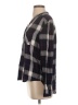 NSR 100% Rayon Plaid Black Long Sleeve Blouse Size S - photo 5