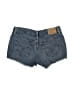 Levi's 100% Cotton Blue Denim Shorts Size 28 waist - photo 2